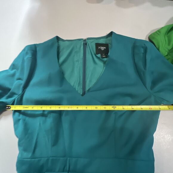 J. Crew Suiting Dress women's size 4  V-Neck Sheath - Picture 4 of 11